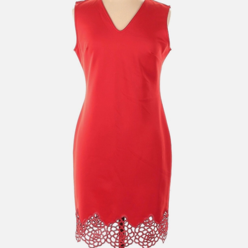 Maia Women Red Cocktail Dress - size 2